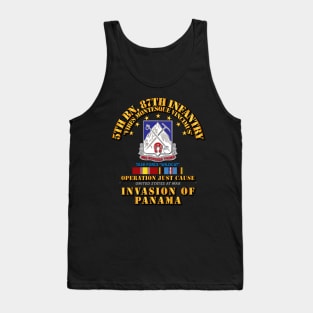 Just Cause - 5th Bn 87th Infantry w Svc Ribbons Tank Top